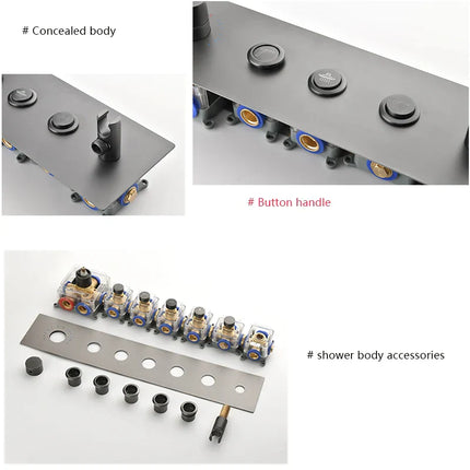 Dream Spa Multi-Jet Rain Shower System