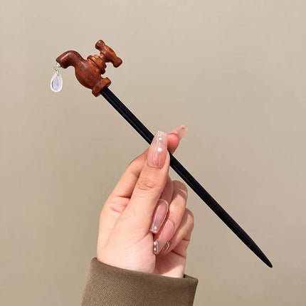 Water Drop Faucet Hair Stick