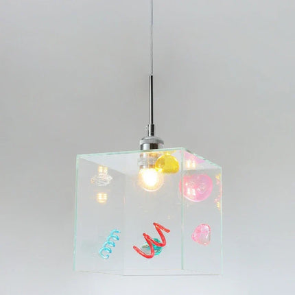 Confetti Cube Minimal Pendant Lamp