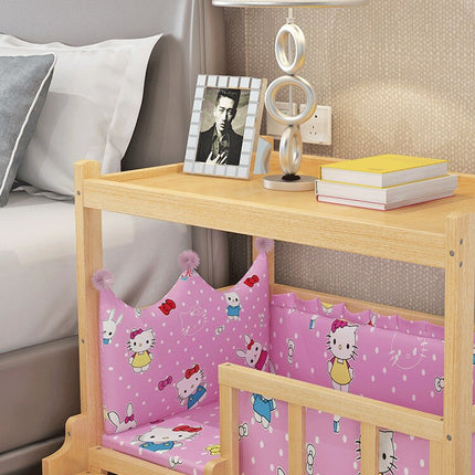 Furry Friend Detachable Pet Wooden Table Bed