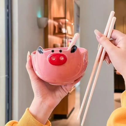 Happy Snout Ceramic Bowl Set