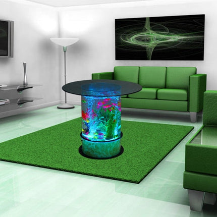 Elegant LED Magic Water Bubble Round Table