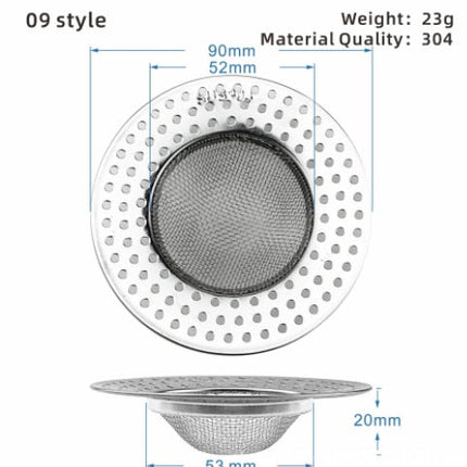 Stainless Steel Sink Drain Catch All Strainer