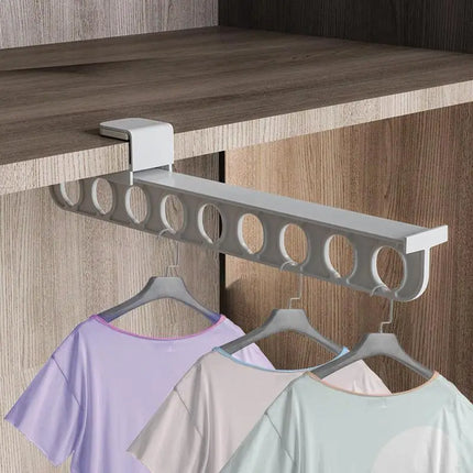 Slide Hang Retractable Closet Hanger Rack