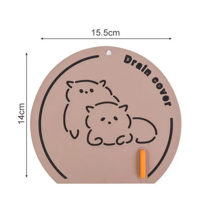 Sink Strainer Water Stopper Anti-Odor Mat