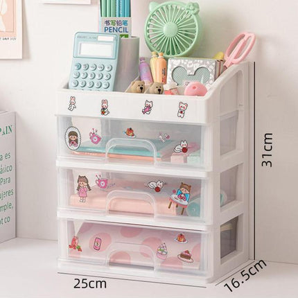Tidy Tower Desk Organizer Storage Box