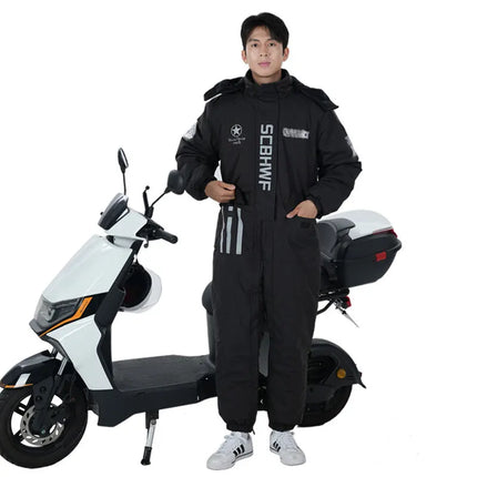 Heavy-Duty Coldproof Full Body Motorcycle Suit