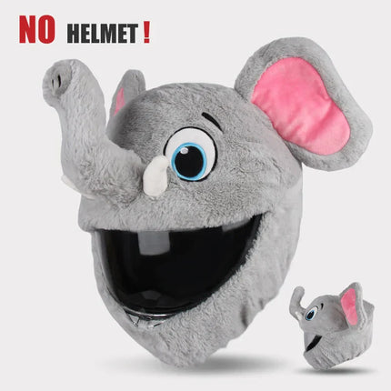 Fluffy Animals Funny Helmet Covers