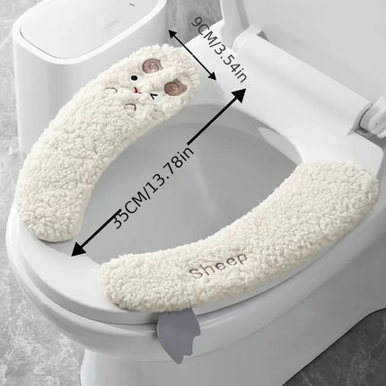 Cozy Plush Warm Toilet Seat Cover