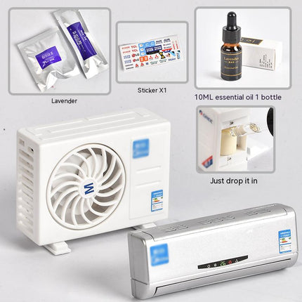 Mini Solar AC Car Aromatherapy Decor