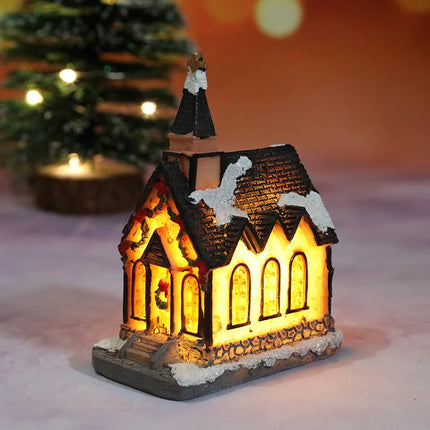 Winter Dreams LED Christmas House Figurines