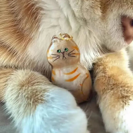 Cat Fur Keepsake Memory Pendant Necklace