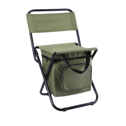 Built-in Cooling Bag Portable Folding Outdoor Stool