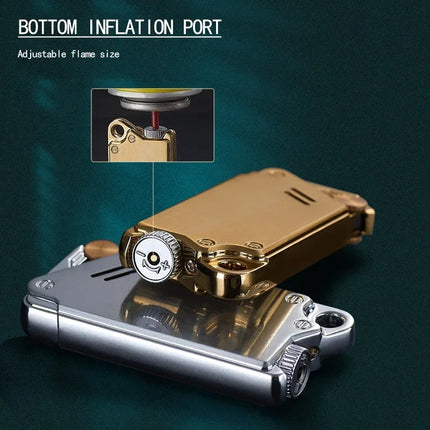 Blue Flame Ignition Mechanical Gas Lighter
