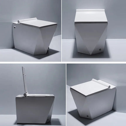 Geometric Edge Minimalist Intelligent Modern Toilet