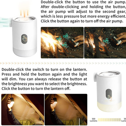 Mini Air Pump Power Bank