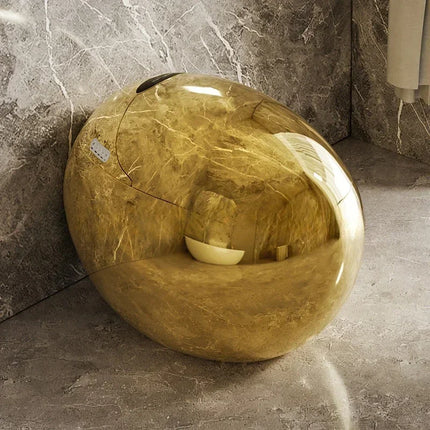 Golden Egg Shape Intelligent Auto Wash Toilet