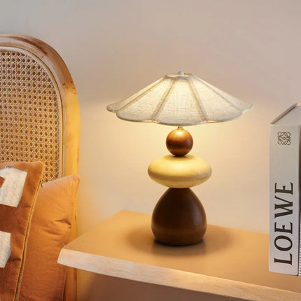 Zen Style Wooden Table Lamp