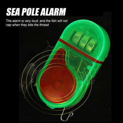 High-Sensitivity LED Night Clip-On Fishing Alarm