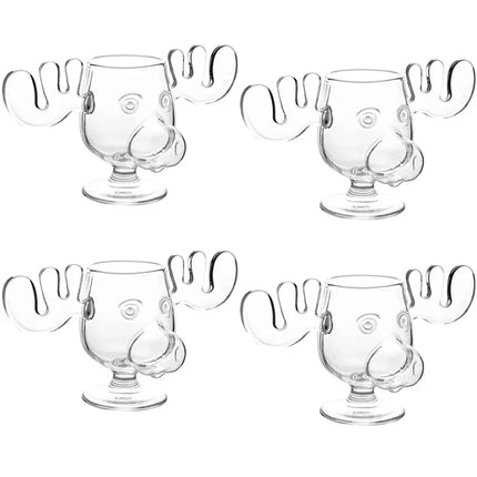Nordic Antler Novelty Drinking Glass