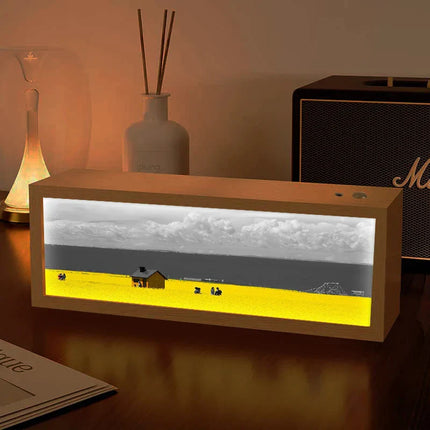 Nordic Healing Backlit Landscape Art Frame Light Box