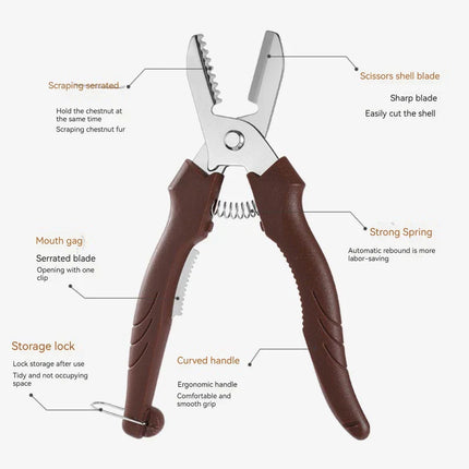Effortless Snap Chestnut Cutter