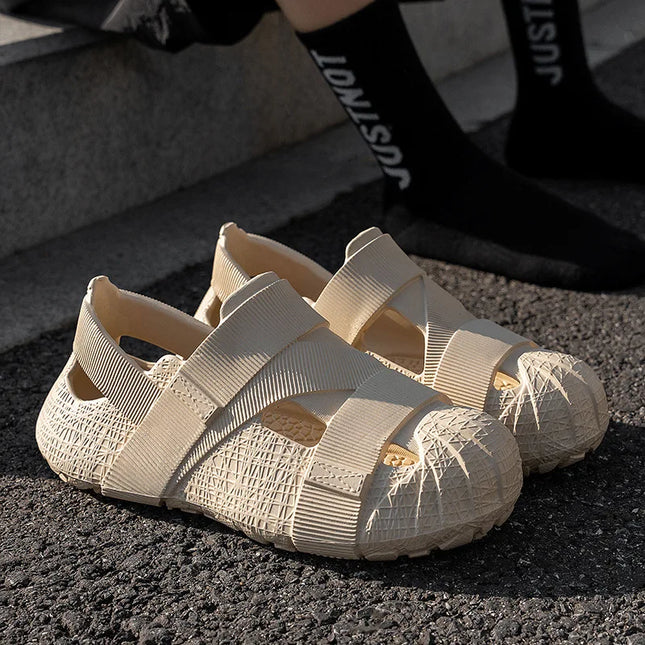 Criss Cross Anti-slip Outdoor Beach Slippers