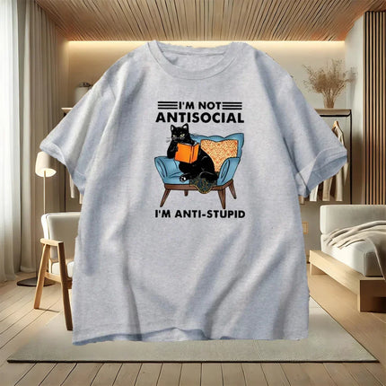 I am Not Antisocial Funny T-Shirt