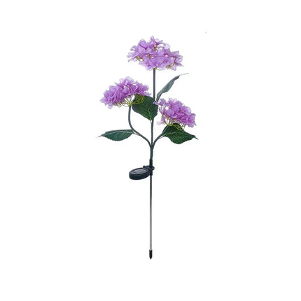 Soft Pink Glow Solar LED Flower Garden Light