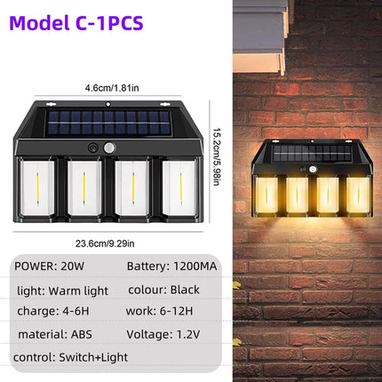 Night Guard LED Solar Wall Waterproof Lamp