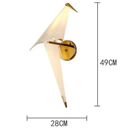 Origami Bird Decorative Chandelier Lamp
