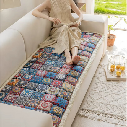 Bohemian Style Cushion Cotton Couch Pad