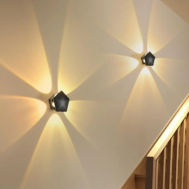 Black Prism Ambient Minimal Wall Lamp