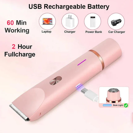 Dual Head Rechargeable Electric Hair Trimmer