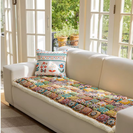 Bohemian Style Cushion Cotton Couch Pad