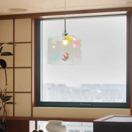 Confetti Cube Minimal Pendant Lamp