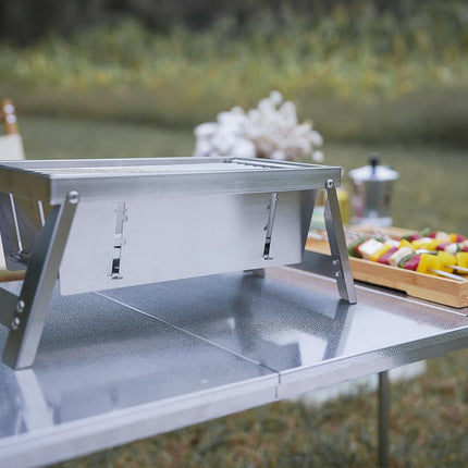 Ultimate Camping Style Stainless Steel Foldable Grill