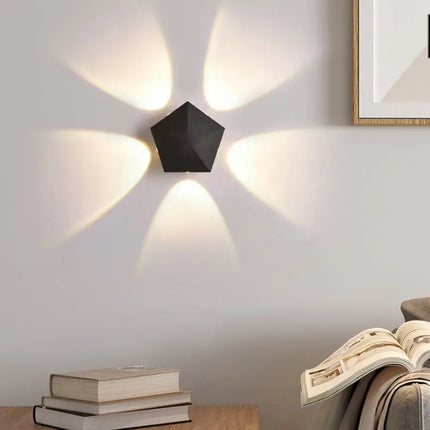 Black Prism Ambient Minimal Wall Lamp