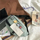 Green with badges