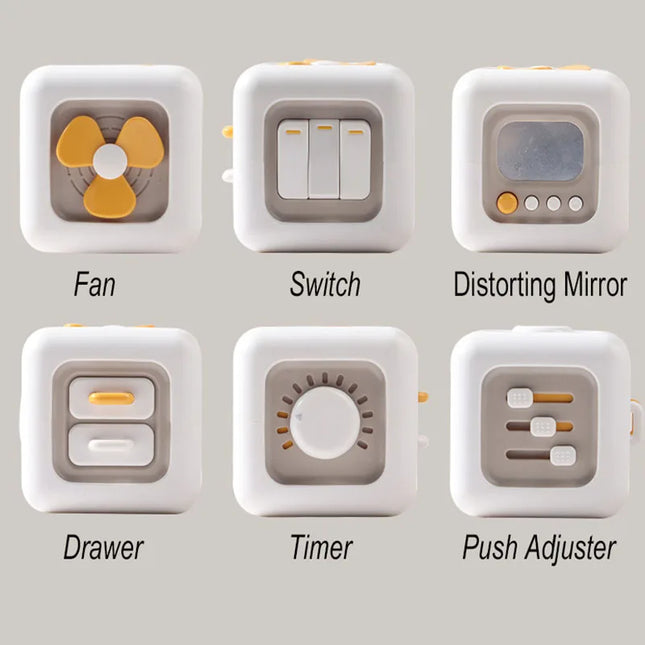 6in1 Smart Kids Skill Learning Cube Toy
