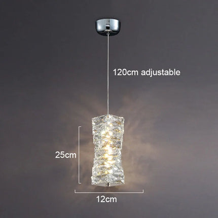 Crystal Frost Chandelier Lamp