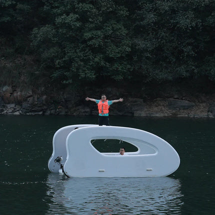 Futuristic Capsule Inflatable Fishing Boat