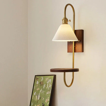 American Vintage Glass Wall Ambient Lamp
