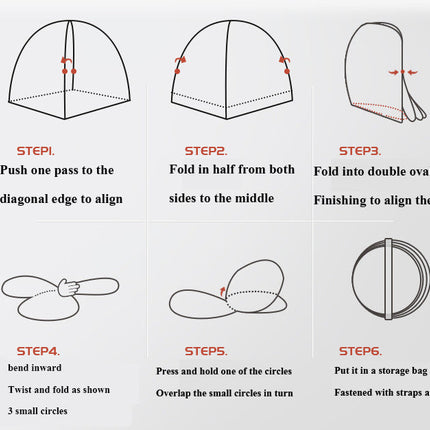 Foldable Mosquito Cover Bed Net