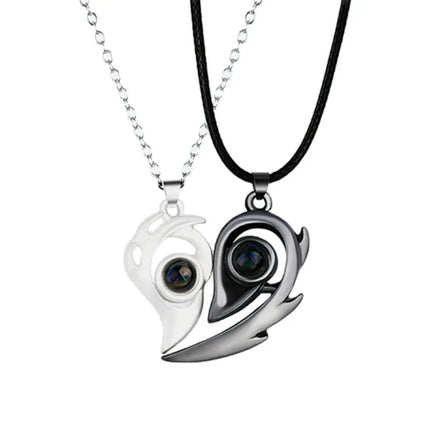 Couple Love Pair Magnetic Necklace