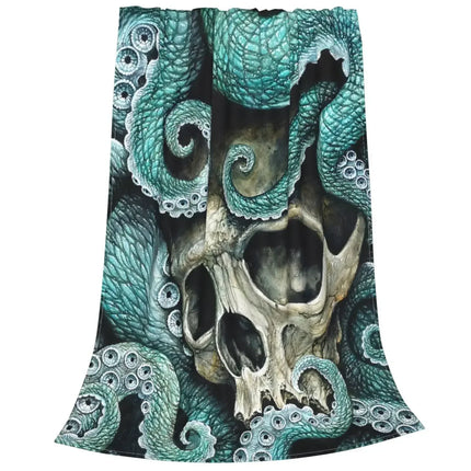 Sea Life Ocean Throw Octopus Blanket