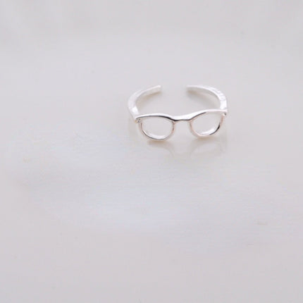 Minimalist Unique Mini Glasses Ring