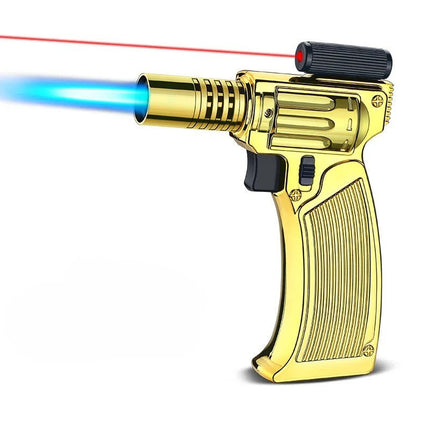 Inferno Strike Metal Windproof Laser Torch Lighter