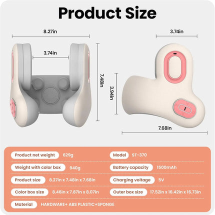 Smart Traveler Bluetooth Music Heated Neck Pillow