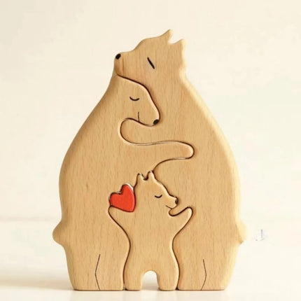 Loving Bears Interlocking Puzzle Decor
